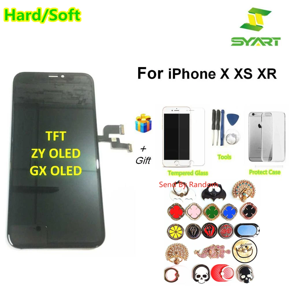 

Grade AAA TFT JK OLED GX OLED LCD Display For iphoneX Touch Screen Digitizer Assembly Part For iphone X XR XS Incell LCDs