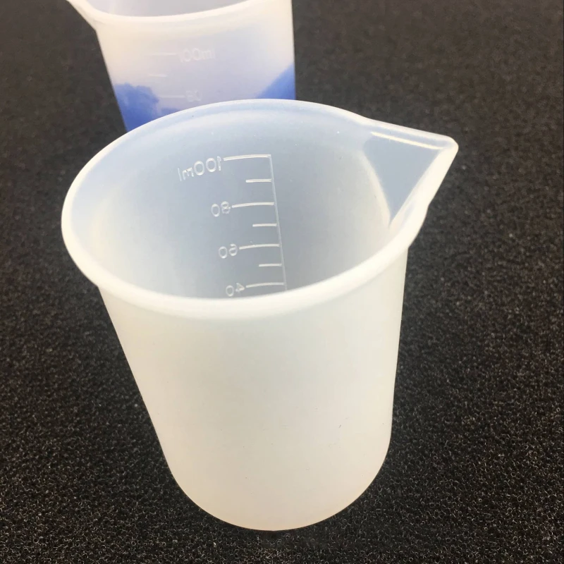 4Pcs 100ML Clear Measuring Cup Household Kitchen Cooking Tool Maatbeker Vloeistoffen Silicone Resin Glue Tools | Дом и сад