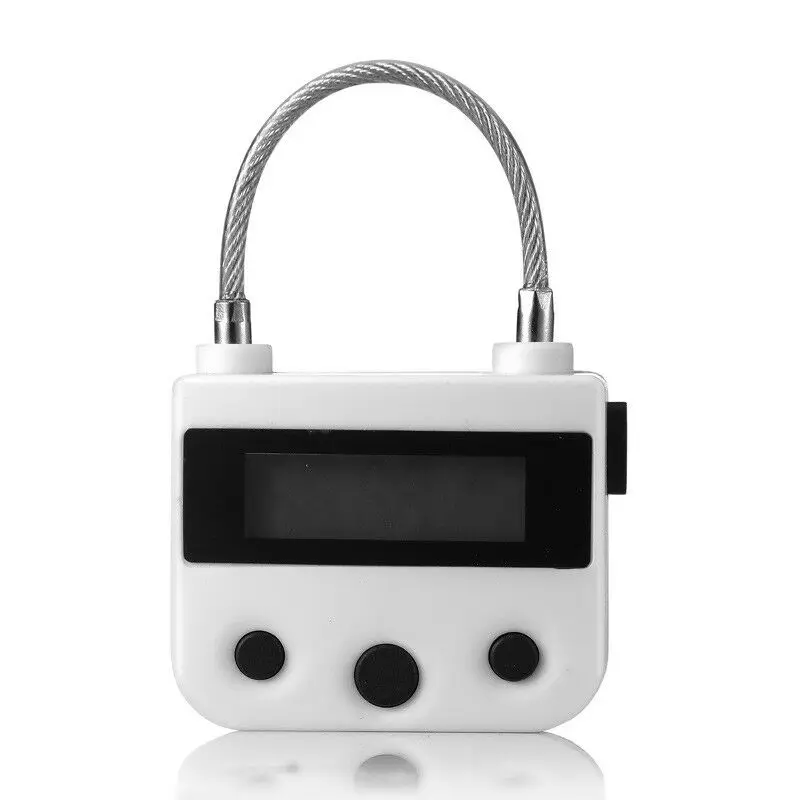 

Waterproof Binding Timing Lock USB Rechargeable Kit Time Screen Display Luggage Travel Locker Home Security Locks