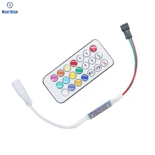 WS2811 WS2812B Led Pixels Strip Light Controller MINI 3Keys RF 21Keys Led Tape Remote Controller Mini Pixel Dimmer DC5-24V
