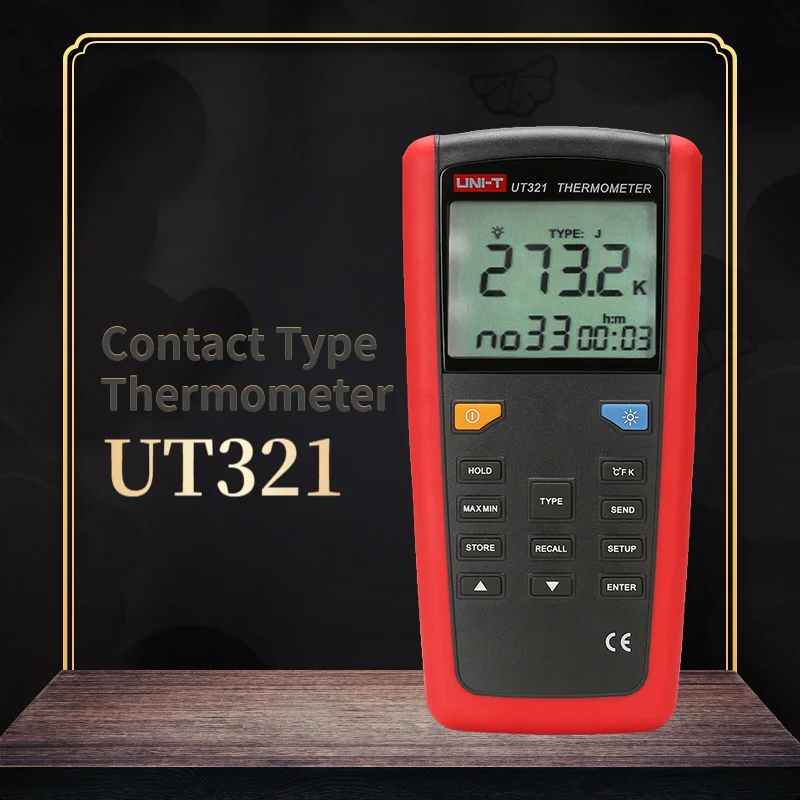 Φ UT321/UT325 контактный термометр пирометр промышленный измеритель температуры 2CH