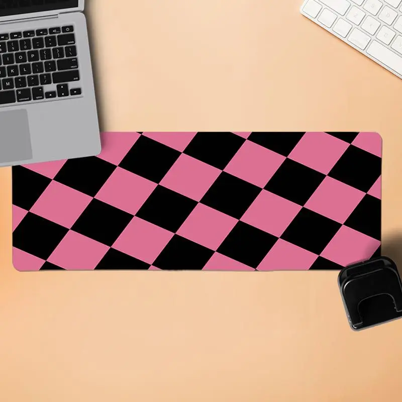 BBTHBDNBY Забавный kpop blackpink игровой коврик для ноутбука резиновый ПК компьютерный игровой коврик для мыши - Цвет: Lock Edge 40X90cm