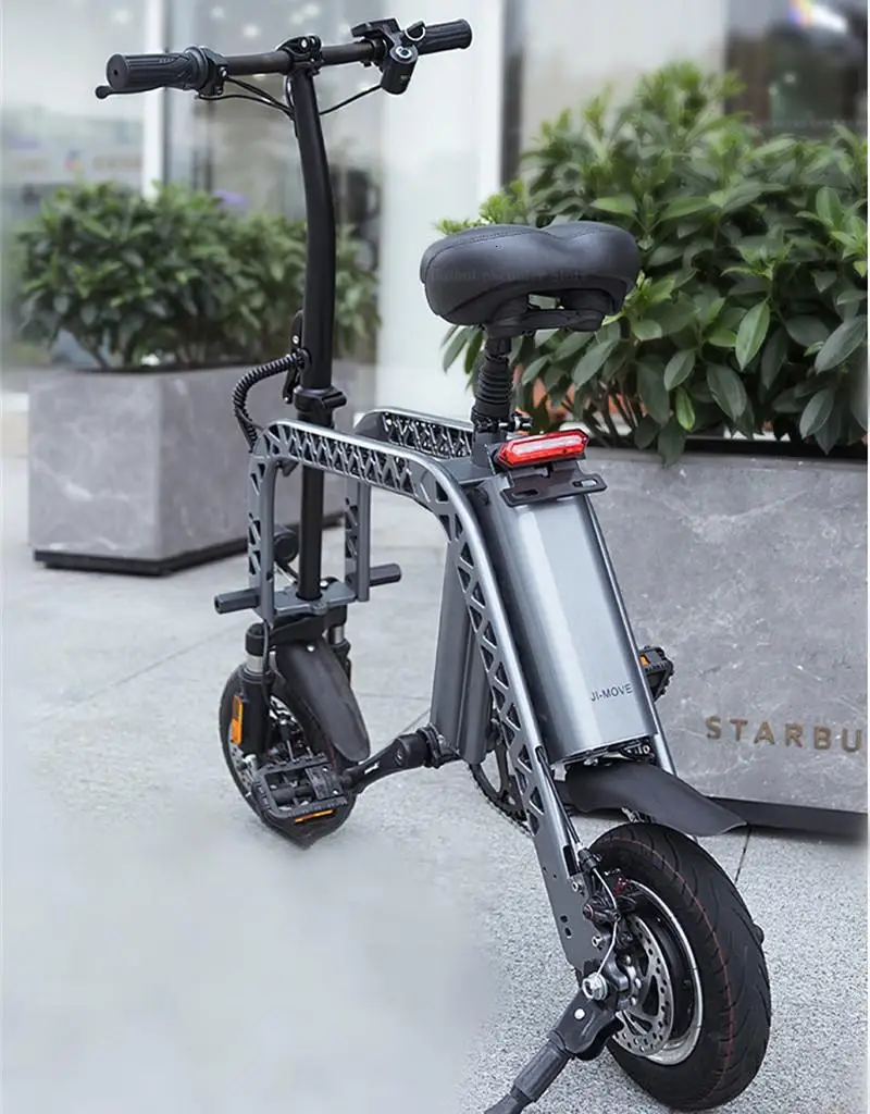 Electric Bikes Adults Two Wheels Electric Bicycles 36V 250W 20KMH 10.4AH Parent Child Portable Electric Scooter With Two Seat  (32)