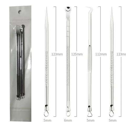 Acne Removal Needle Stainless Steel Pimple Blackhead Remover Tool Blemish Face Skin Care Beauty Facial Pore Cleaner