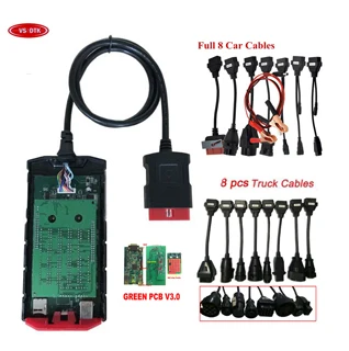 Новинка! V3.0 реле с bluetooth 2016R0/15R3 vd ds150e cdp obd2 диагностический инструмент для del++ автомобильные и грузовые кабели - Цвет: No bluetooth