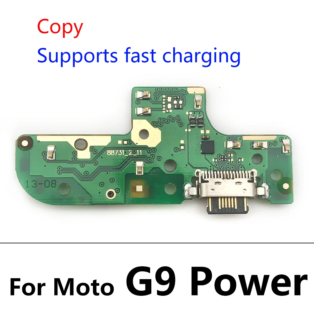 

10 шт. USB-разъем для зарядки док-станции для Moto G3 G5 G4 G6 G7 G8 G9 Play G8 Plus G7 G8 Power Lite гибкий кабель, сменные детали