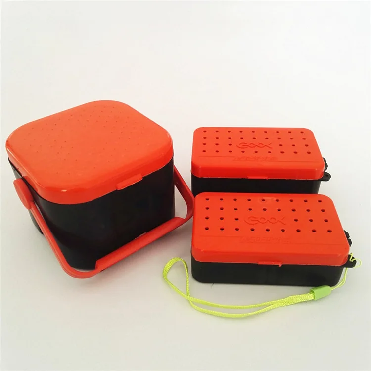 

Breathable Live Bait Box Earthworm Box Bait Box Thick Multi-functional Bloodworm Fishbait Box Angling Fishing Gear Wholesale
