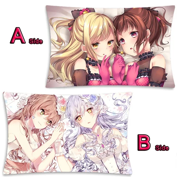 Аниме Bang Dream! МАРУЯМА Aya Minato Yukina Dakimakura длинная подушка для объятий чехол для кровати подушки наволочки 2WAY 35x55 см - Цвет: 22