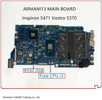شراء ل ARMANI13 اللوحة الرئيسية ديل فوسترو انسبايرون 13 5370 5471 اللوحة الأم للكمبيوتر المحمول مع I3 Cpu 2gb GPU DDR4 100% اختبارها بالكامل