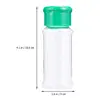 12pcs Plastic Seasoning Bottle Spice Pot Pepper Shakers Salt Jar Condiment Can Cruet for Barbecue Kitchen (Green) ► Photo 2/6