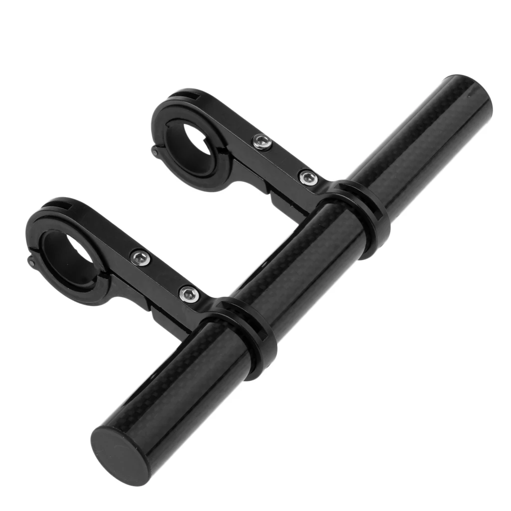 Double Bike Bicycle Handlebar Extender Extension Light Phone Mount GPS Bracket Stand Holder Space Saver for 31.8mm