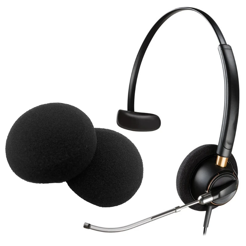 2 Pair Ear Pads Spare Foam Cushions 