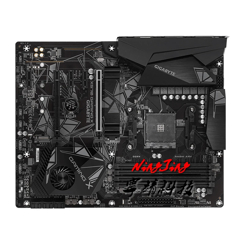 Gigabyte GA X570 GAMING X ATX AMD X570/M.2/DDR4/Double Channels/SSD/128G/USB3.2/STAT3.0/New/Can support R9 3900x cpu/ Socket AM4