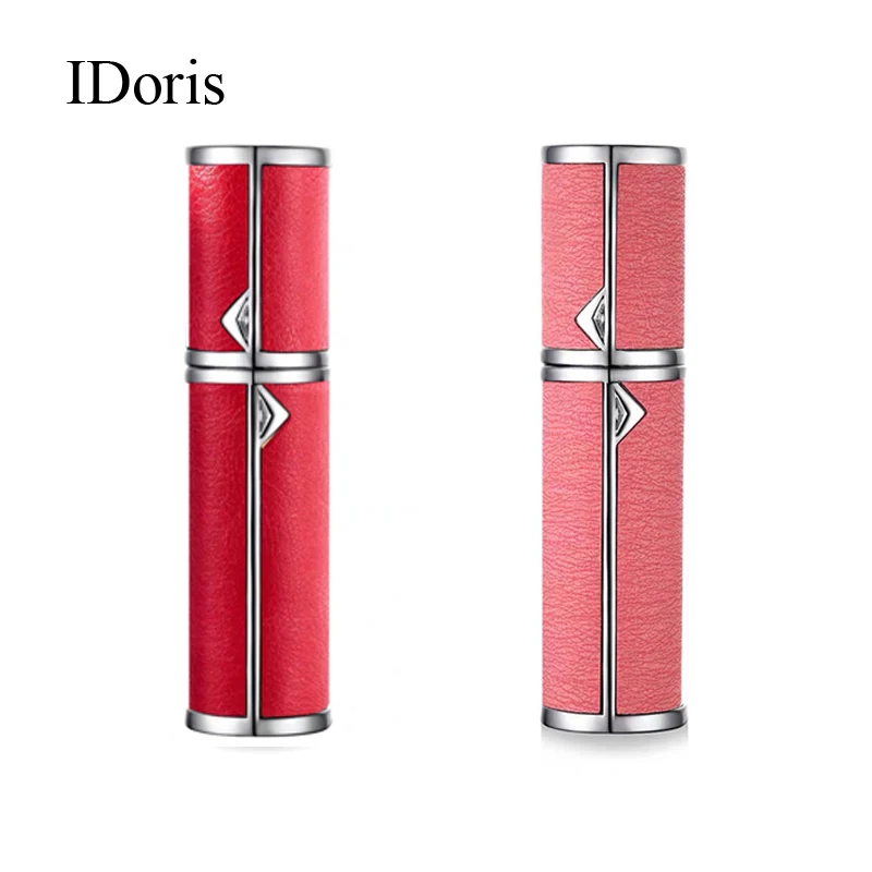 

Алюминиевый флакон для духов IDoris, флакон с распылителем сплошного цвета со стеклянной подкладкой, пустые косметические контейнеры, фотоемкость