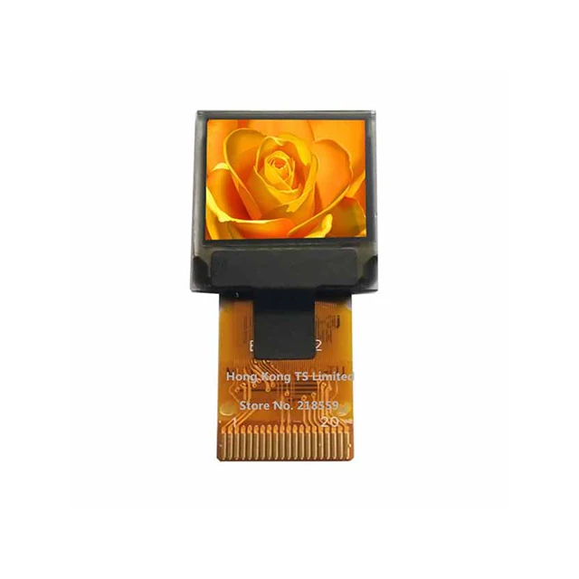 

A15-- 0.6 inch color OLED display 64*64 UG-6464TDDBG010 20 pin drive IC SSD1357 0.6 inch OLED screen