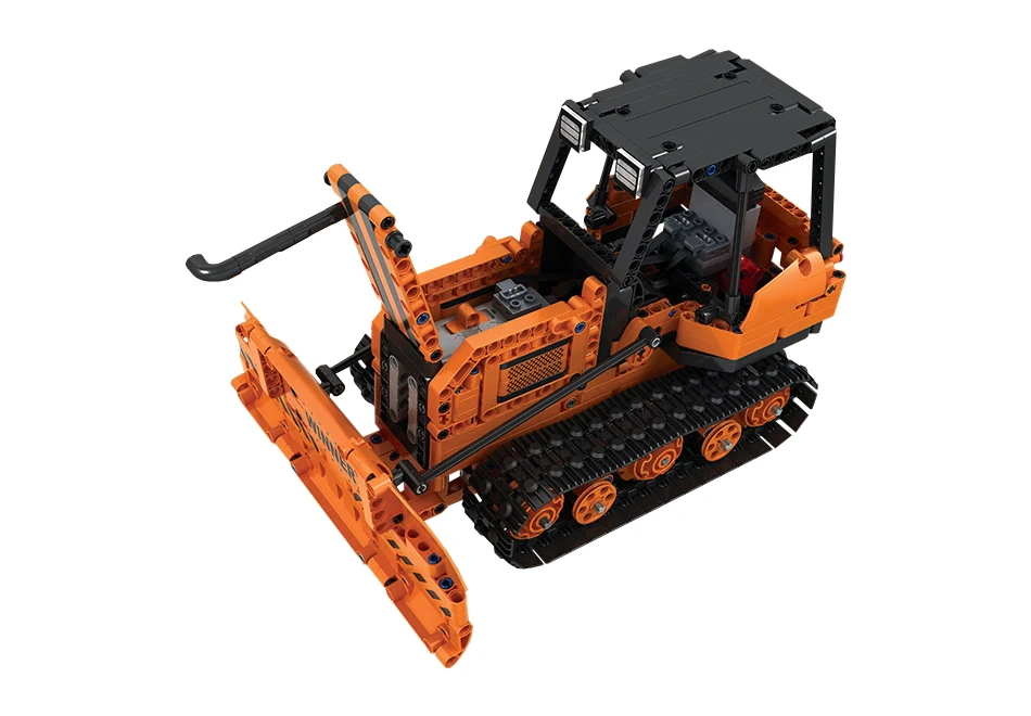 engenharia caminhão blocos construção cidade rc bulldozer