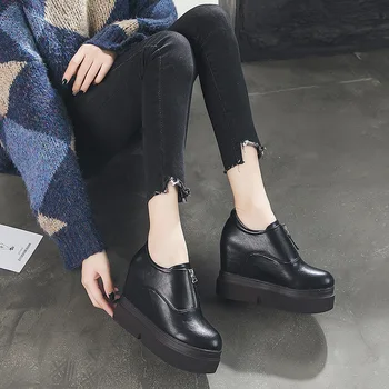 

Women's Shoes 2020 Inside Increase Small White Shoes Female Leisure Thick-soled Muffin With Women's Singles Shoe Slope With