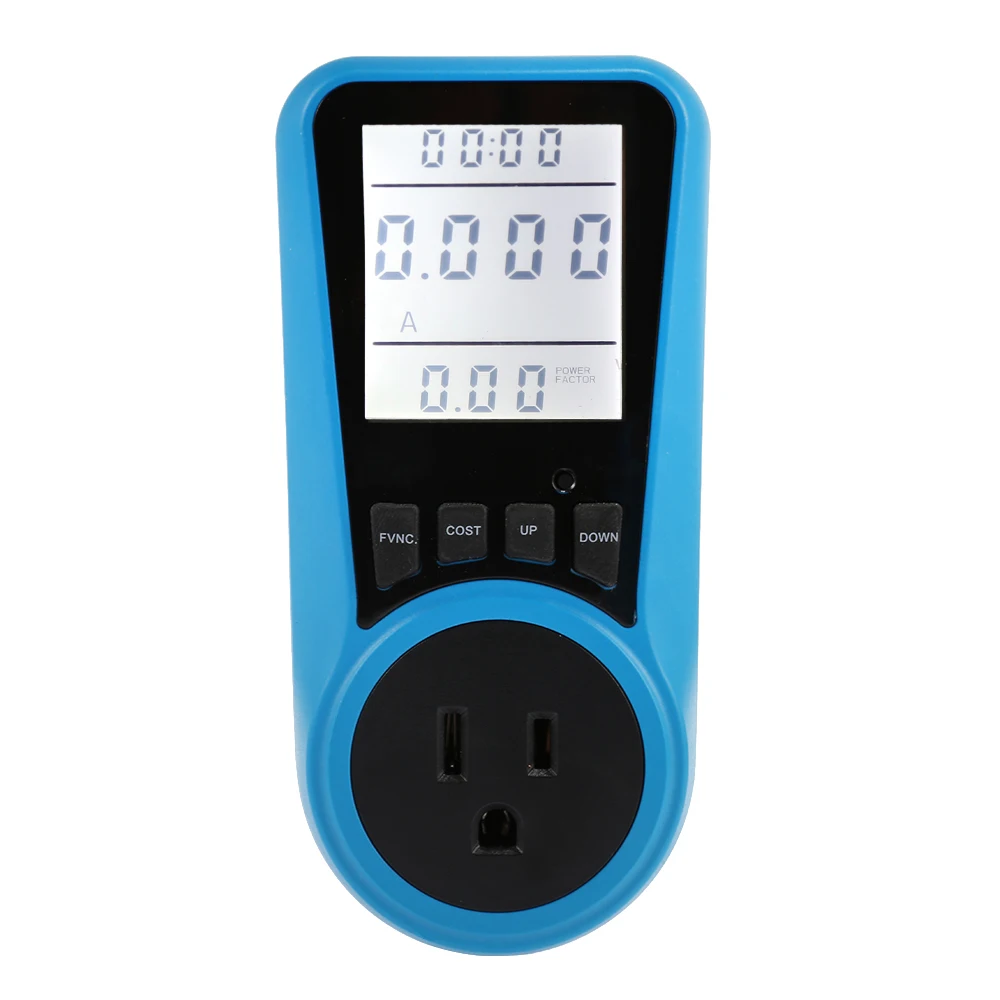 

2018 New Digital Power Meter Energy Meter Plug-in Socket Electric Monitor Meter LCD Socket Household Measuring Socket Analyzer