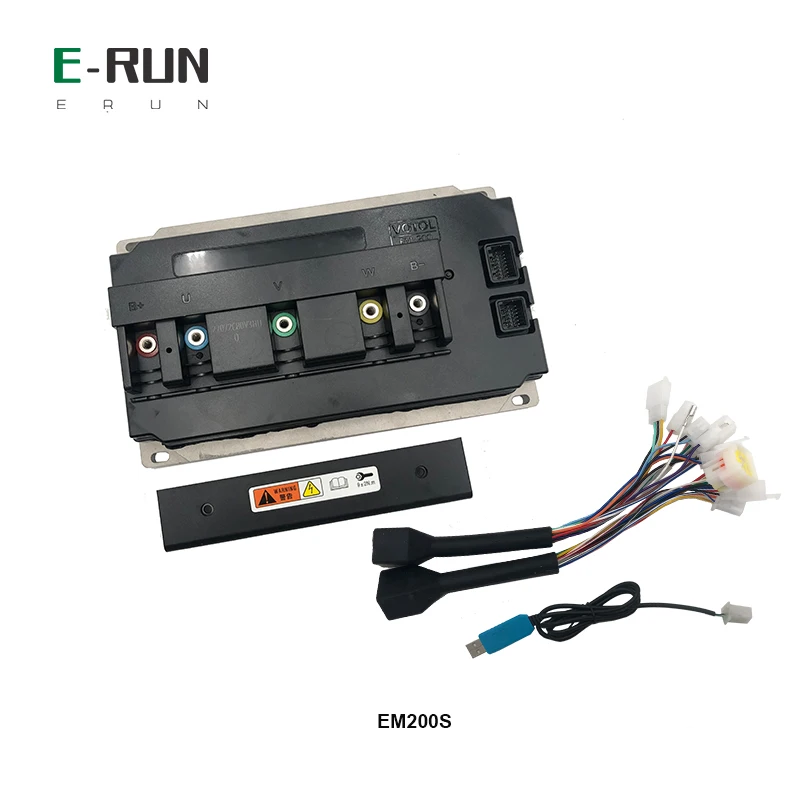 US $325.00 Programmable VOTOL EM200S 220A Boost Sine Wave BLDC Controller For QS PMSM Mid Drive 4KW Motor
