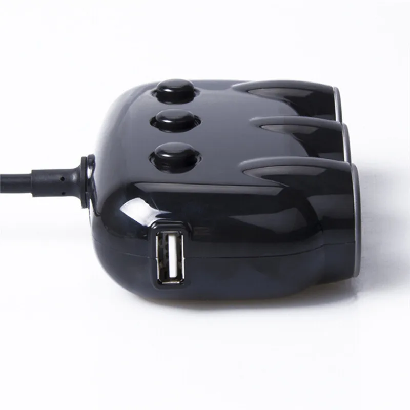 3 Way 2 USB 3.1A порт адаптер Автомобильное зарядное устройство разветвитель прикуривателя разъем питания