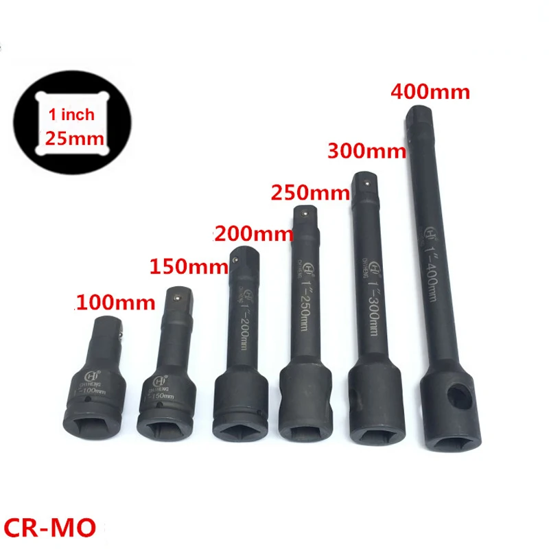 1pcs Long Extension Bar Set 1 Inch 24.5mm Drive Ratchet Socket Extender