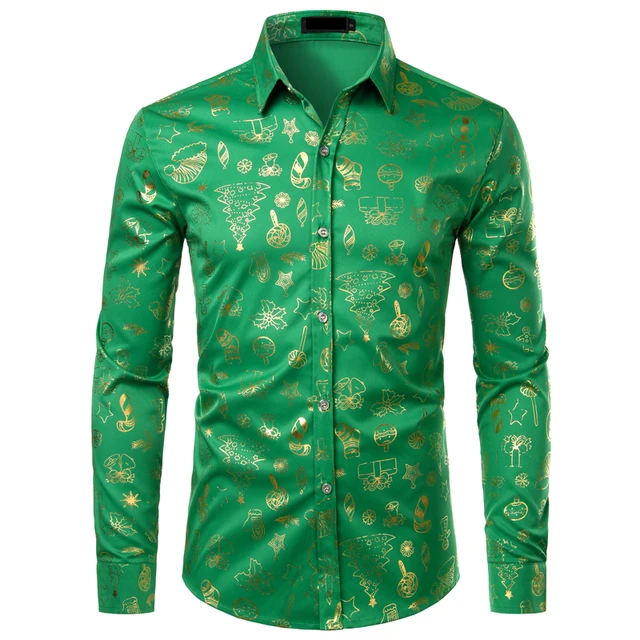 Slim fit christmas shirt Clearance