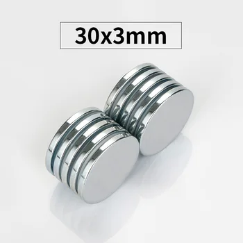 

RKZCT 20PCS/Lot 30 * 3mm Super Strong Rare Earth Magnet Practical Permanent Neodymium Magnet DIY Art Craft Connection Imanes