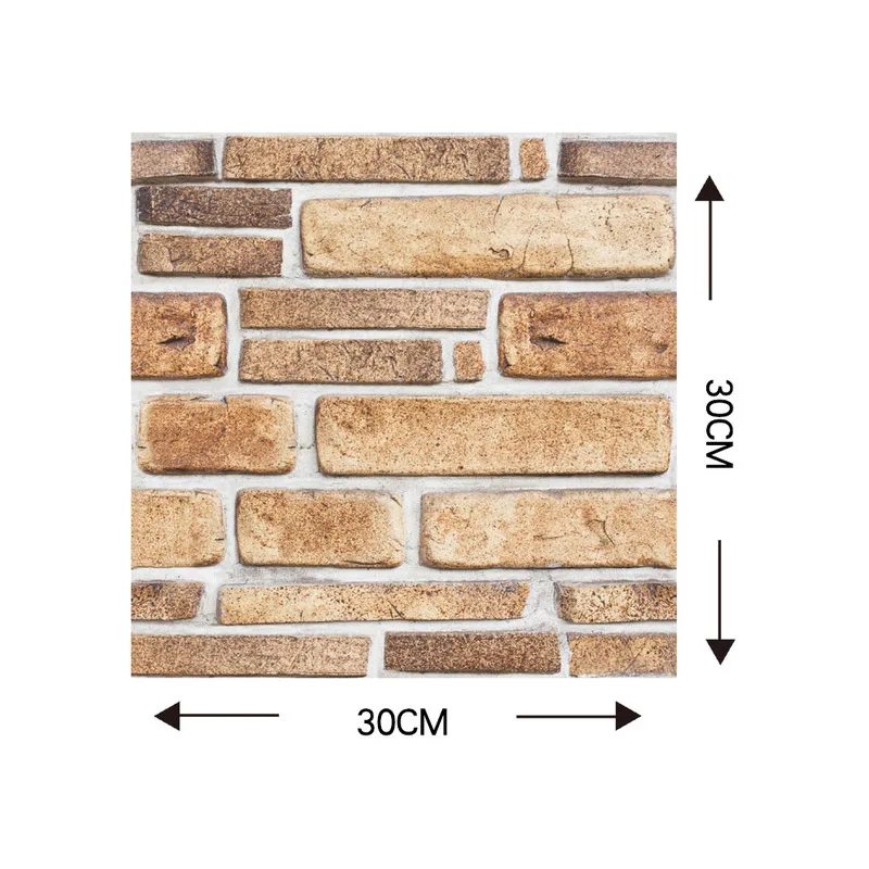 papel de parede rustico tijolo vintage adesivo 01