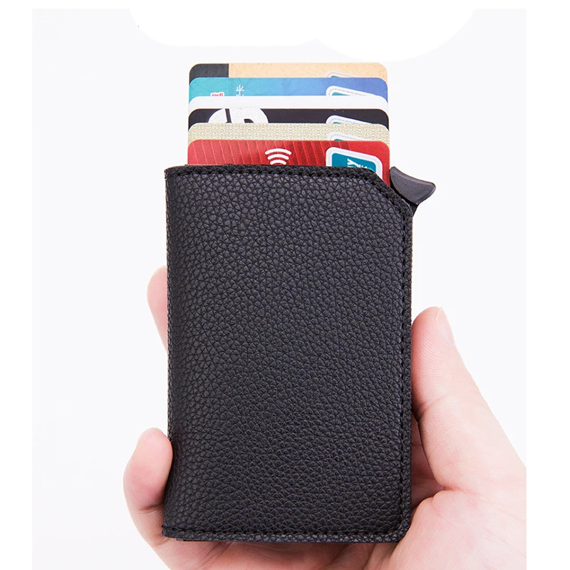 Bycobecy Rfid мини мужские кошельки женские s кошельки и кошельки маленький кожаный кошелек для женщин и мужчин из углеродного волокна кожаная сумка для денег