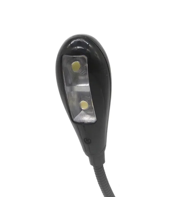 Lampada Da Lettura Con Clip - LED, Braccio Regolabile, Alimentazione USB O Batterie, Per Leggio O Scrivania