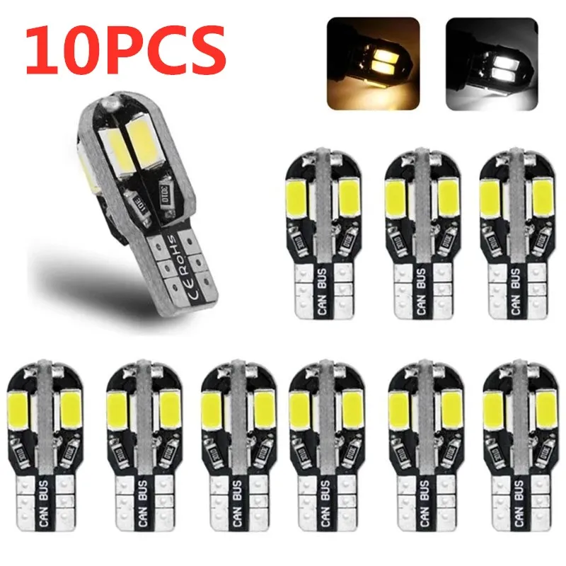 10/6/2 шт. светодиодные лампы T10 белые 5730 8SMD светодиодный 12 В | Автомобили и мотоциклы