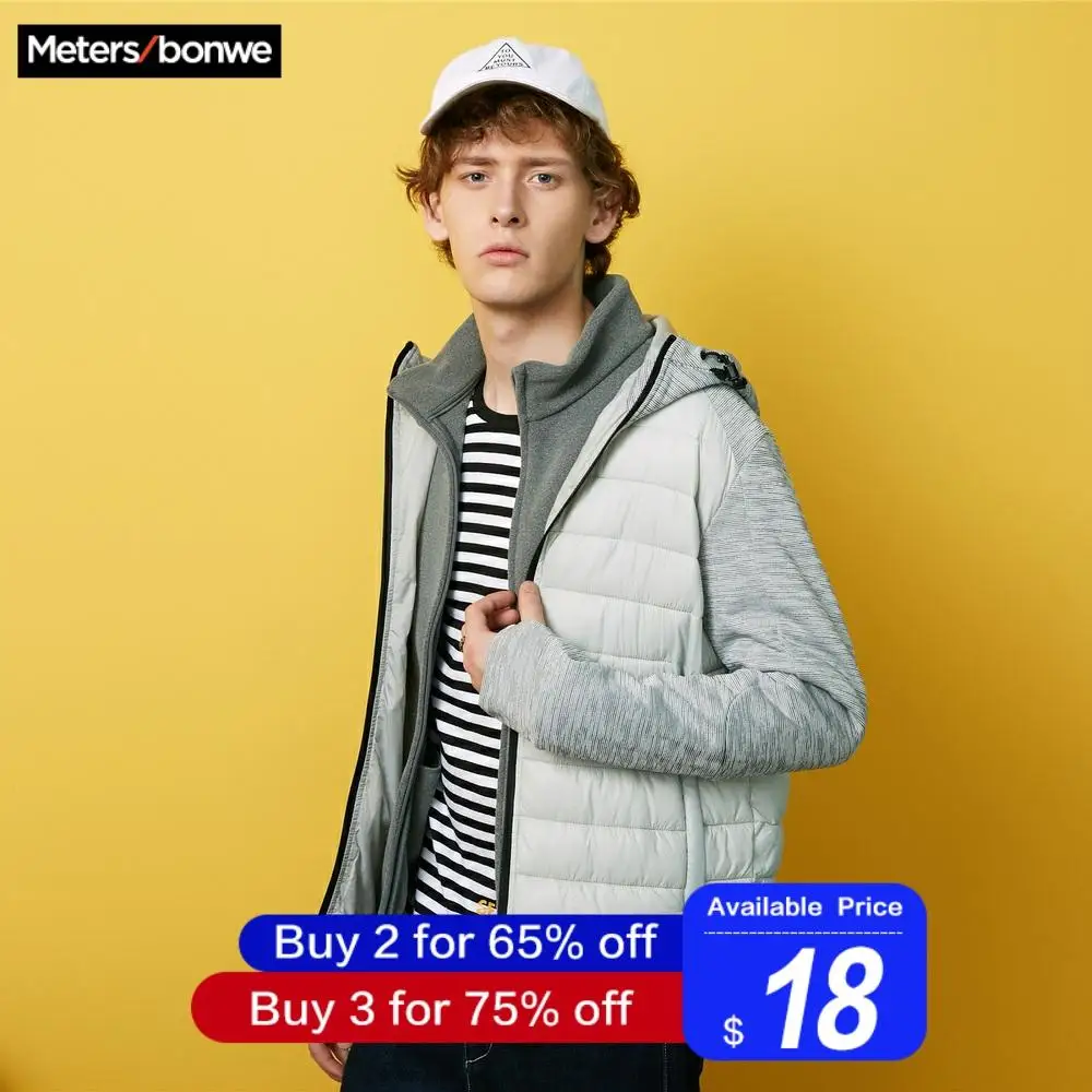 Metersbonwe, мужская верхняя одежда, новая зимняя куртка, модный тренд, повседневная утолщенная теплая хлопковая стеганая одежда, тонкие бейсбольные пальто