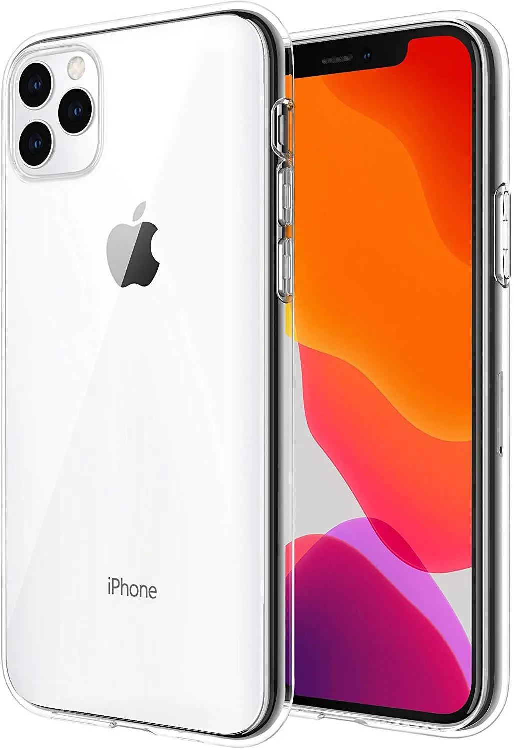 10 шт. ультра тонкий ТПУ для Apple iPhone 11 Pro XS Max XR X 8 Plus 7 6 6S SE 5 5S Прозрачный чехол для телефона силиконовый прозрачный чехол - Цвет: Teansparent