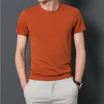 

2019 New Mens Summer T Shirt Tops New O neck Short Sleeve Tees Men's Fashion Fitness Hot style T-shirt Free Shipping