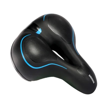 

USB Charging Waterproof Wear-resistant Bicycle Seat Riding Spare Parts MTB Road Bike Saddle Cushion with Warning Tail Light