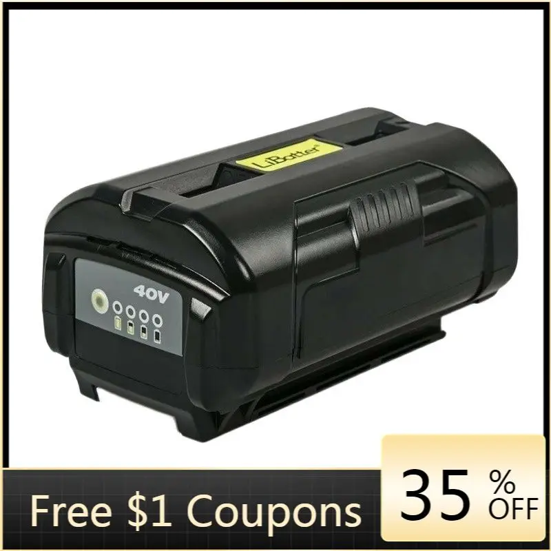 Аккумулятор Ockered 40 в 6000 мА · ч литиевый совместимый с Ryobi OP4015 OP4026 OP40201 OP40261 OP4030 OP40301