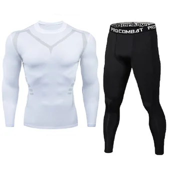 

2020 new men's sports training clothes men's gym quick-drying compression running clothes men's tight fitness sportswear 2