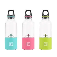 Портативный блендер, соковыжималка, миксер, электрический мини Usb кухонный комбайн, соковыжималка для смузи, блендер, чашка для приготовления сока, 2 лезвия, 500 мл