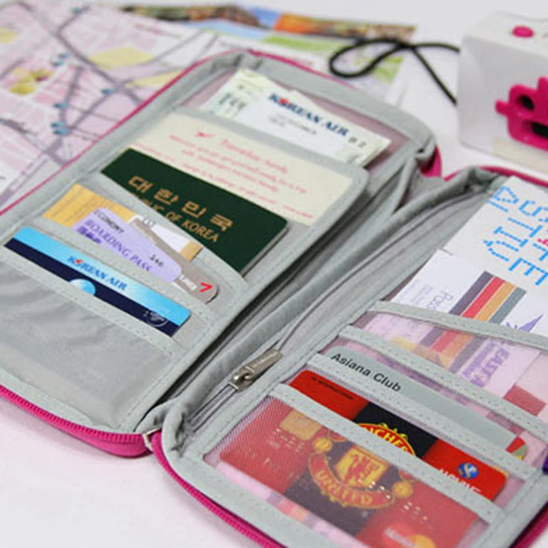 Дорожный Чехол для хранения паспорта, органайзер, клатч, сумка для денег, многофункциональный, для кредитных карт, ID, держатель для карт, s, кошелек для денег, бизнес-держатель для карт