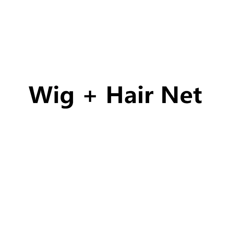 Wig and Hair Net Женский прямой длинный парик натуральный черный золотой блондин льняные волосы полные парики - Цвет: Wig and Hair Net