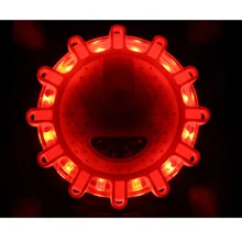 Светодиодный Предупреждение ющий мигающий светильник для автомобиля на открытом воздухе на крыше велосипеда Супер Магнитная Адсорбция анти-хвостовПредупреждение ющий светодиодный светильник