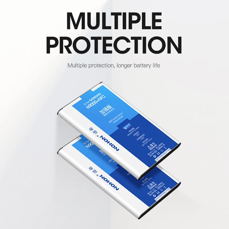 Оригинальный nohon Аккумулятор для samsung Galaxy Note 3 Note3 N9000 N9005 N9006 Batarya с NFC 3200 мАч Замена