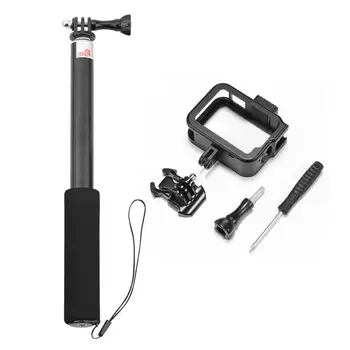 

Aluminium Alloy Protective Shell Frame Cover+Extension Rod for GoPro Hero 8