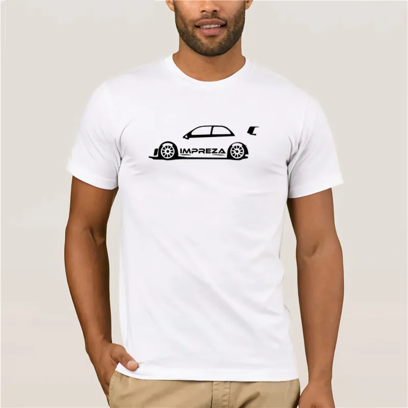 100% хлопок Мода Лето 2019 тренд футболка Subar Impreza автомобиль контур личности