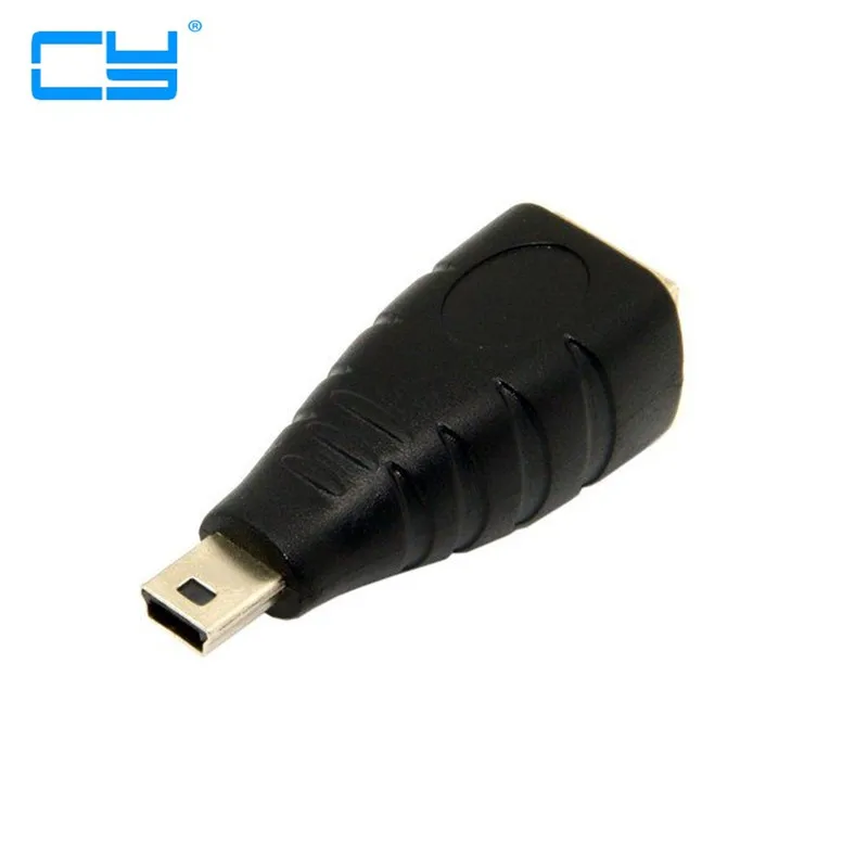 

Мини USB Тип B 5pin папа к USB 2,0 B Тип мама адаптер для принтера сканера черный