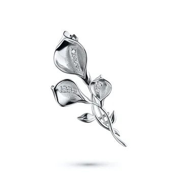 

Brooch made of white gold with diamonds e0901bsh08200116