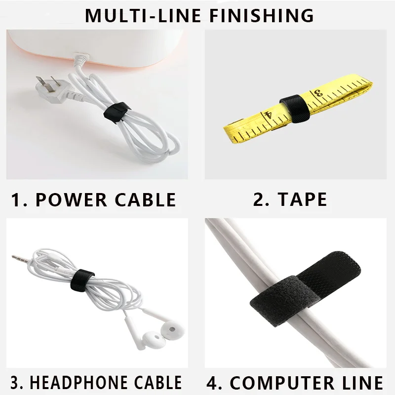 PHLTD липучка провод фиксированный Кабельный органайзер кабель для хранения данных кабель для зарядки кабель отделка галстук провода галстук жгут менеджер