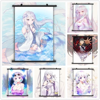 

Re Zero Emila Anime Manga HD Print Wall Poster Scroll