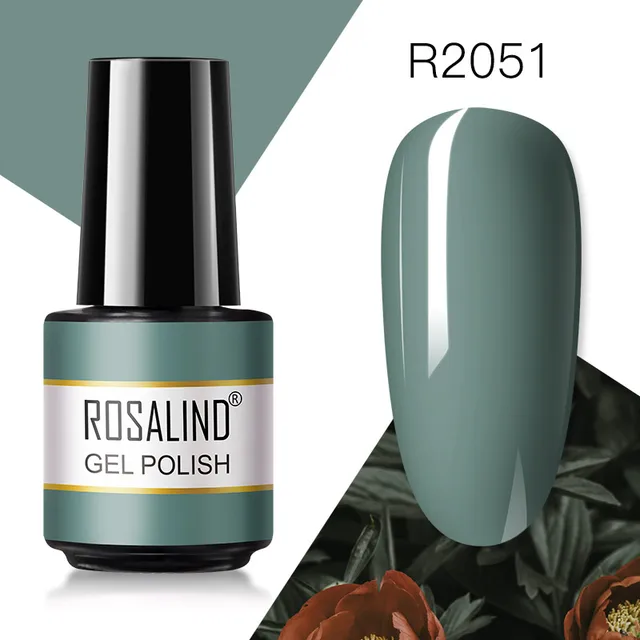 ROSALIND Gel Nail Polish 7ML Matte Base Top Coat For Soak Off Gel Polish UV LED Gel Semi Permanent Varnishes Design Nail Art RAR2051