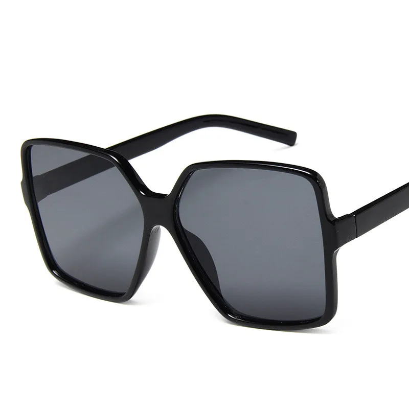 Higody Fashion Women Oversized Sunglasses Gradient Plastic Brand Designer Eyewear Female Sun Glasses UV400 Lentes De Sol Mujer_voghion.com